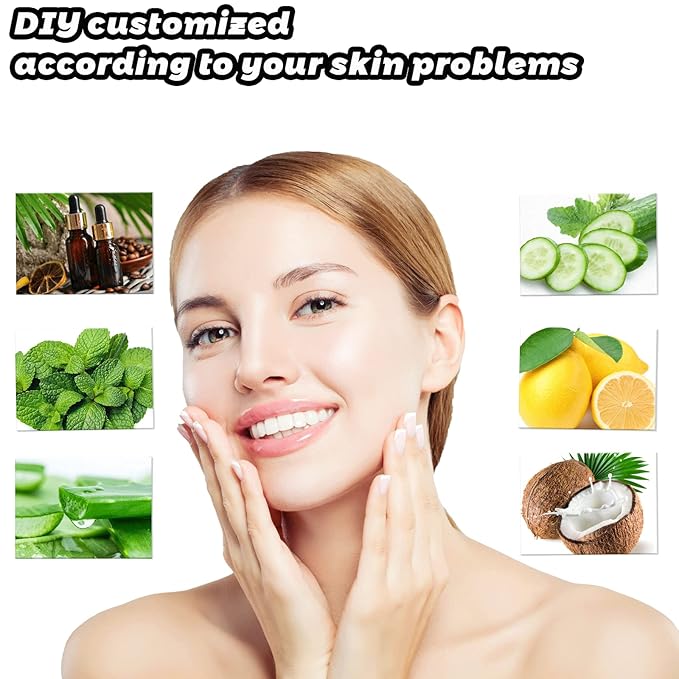 Ice Roller for Face, Facial Massage Tools, Reusable Cube Mold, for Eyes and Neck to Brighten Skin & Enhance Glow / Tighten & Tone Skin & De-Puff The Eye Area