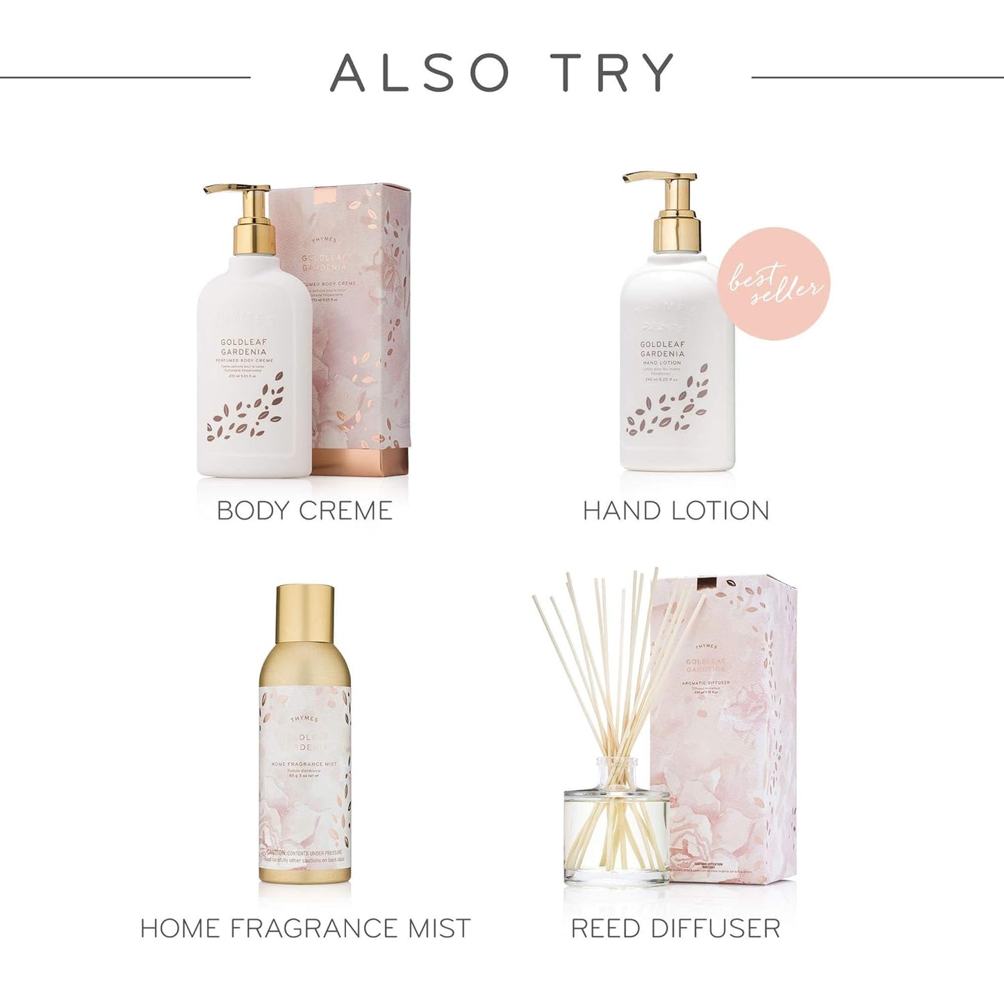 Thymes - Goldleaf Gardenia Luxurious Bath Soap - Naturally Conditioning Light Floral Scented Bar Soap - 6 ounce