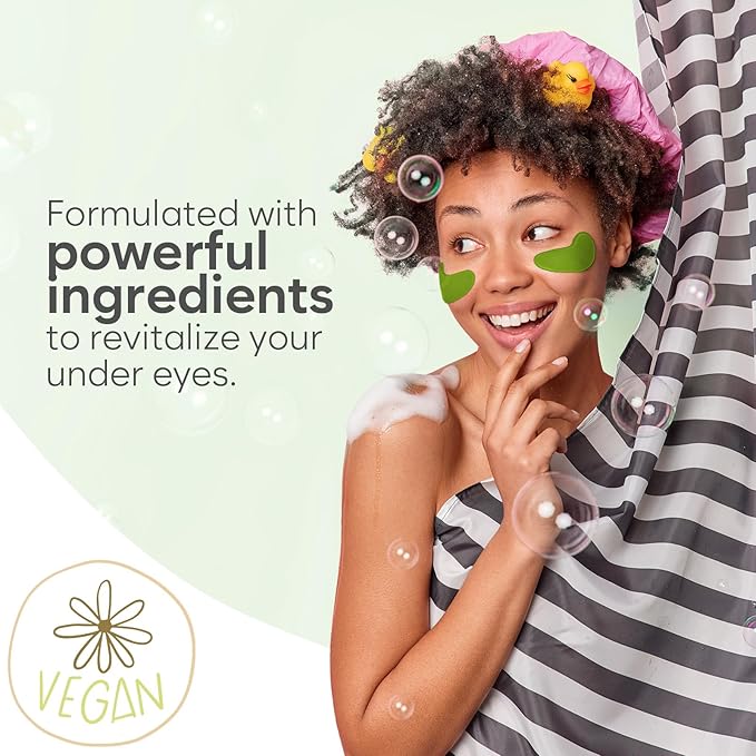 Green Tea Under Eye Patches (30 Pairs) Under Eye Patches for Dark Circles, Under Eye Patches for Puffy Eyes and Dark Circles, Under Eye Mask, Eye Care, Puffy Eyes Treatment