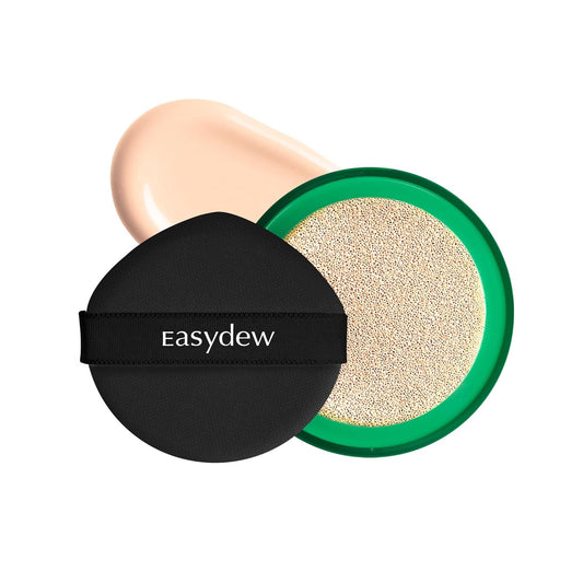 Easydew Mela B Toning Ampoule Cushion Refill - 2-in-1 Korean Skin Care & Face Beauty Makeup - Age-Defying Full Coverage Cushion Foundation with Niacinamide & Hyaluron-Vital C 0.45 oz (#17 Ivory)