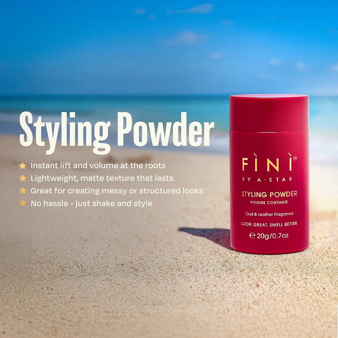 Styling Powder – Oud Fragrance, Matte Finish, Volumizing & Texturizing Hair Powder for Men, Easy to Wash Out, Non-Greasy