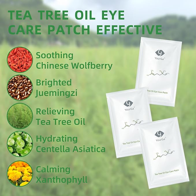 Tea Tree Oil Eye Care Patch Pack 16