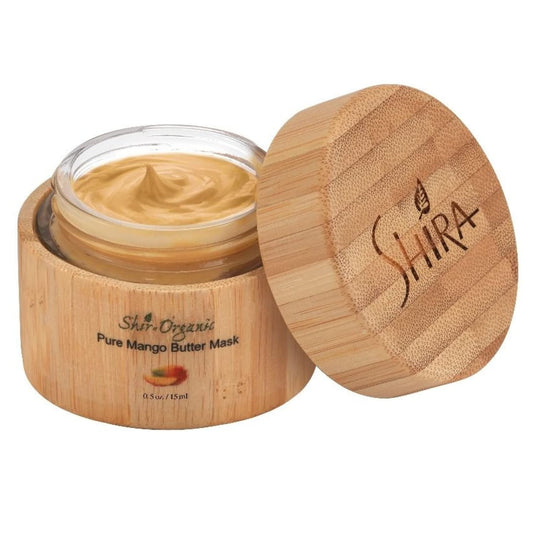 Shira Shir-Organic Pure Mango Butter Facial MaskImproves Skin Textures Leaves Skin Hydrated & Radiant Best for NormalSuits on Dry to Mature & Sensitive Skin Types (15ML)