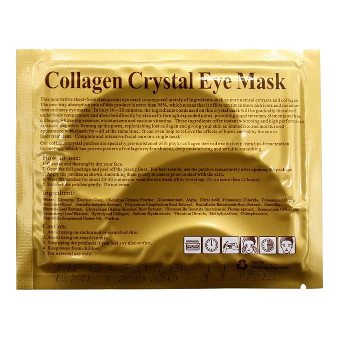 Jakuva 29 Pairs Under Eye Patches, Collagen Eye Mask Eye Patches for Dark Circles and Puffy Eyes, Reduce Wrinkles, Eye Mask Skincare for Moisturizing, Smoothing Eye Bags for Your Face Care, Milk White