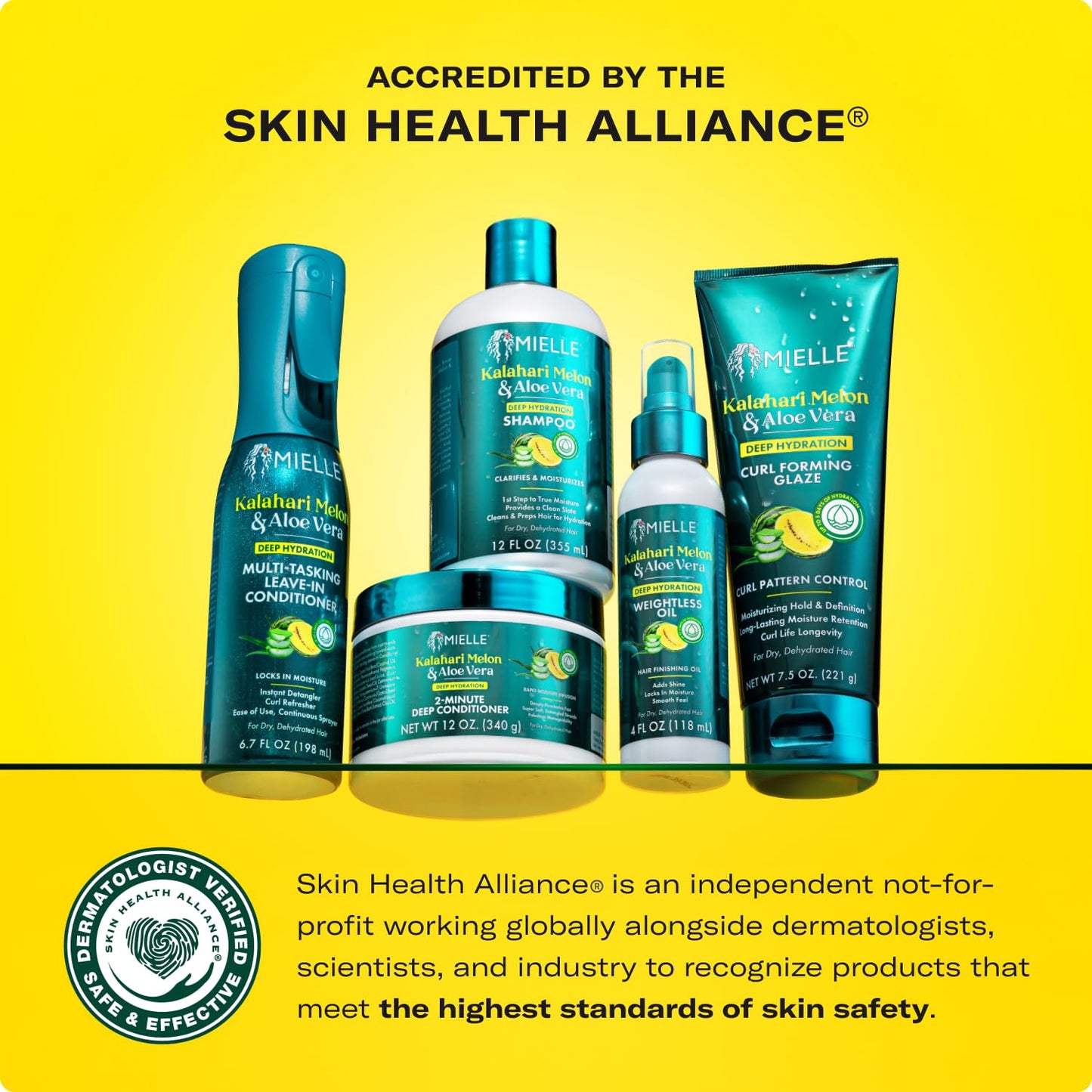 Mielle 2-Minute Deep Conditioner - Kalahari Melon & Aloe Vera Moisturizing Hair Conditioner for Dry, Curly and Textured Hair - Softening, Detangling & Fast-Acting Deep Conditioning Treatment (12 oz)