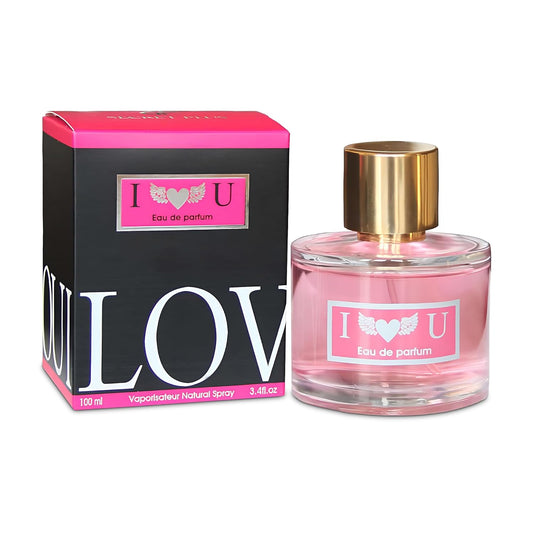 I Love U Eau de Parfum Natural Spray Women's Perfume Daily Used 3.4 Fluid Ounce