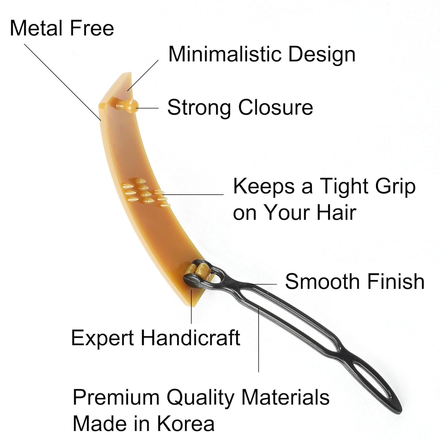 12pcs Hair Barrettes Set for Women and Girls, Hair Clips for Thick Thin Fine Hair, Non-metal Hair Accessories, Non-Slip Grip Handmade Snap Hairpin, BPA Free (LY15)