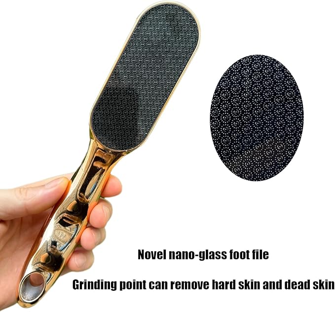 Hard Skin Remover Nano-Glass Foot File, Safe and to Remove Hard Skin and Dead Skin Foot Scrubber,Wet and Dry Feet Callus Remover for Feet, Long Lasting Foot Buffer, Professional Foot Care Tools