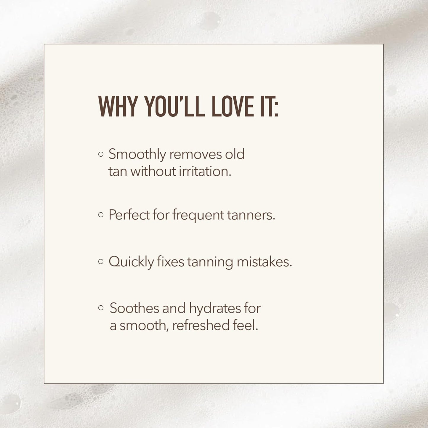 Nuda Sunless Tan Remover | Gentle & Non-Abrasive Mousse | Vegan Self Tanner Remover with Vitamins A, C, & E and Aloe Vera, White Tea, & Lemon | Fake Tan Remover for Women, (190mL)