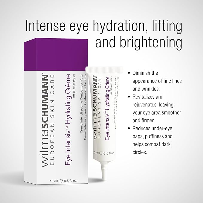 Eye Intensiv Hydrating Cream for Eyes, Eye Cream for Wrinkles, 0.5 oz