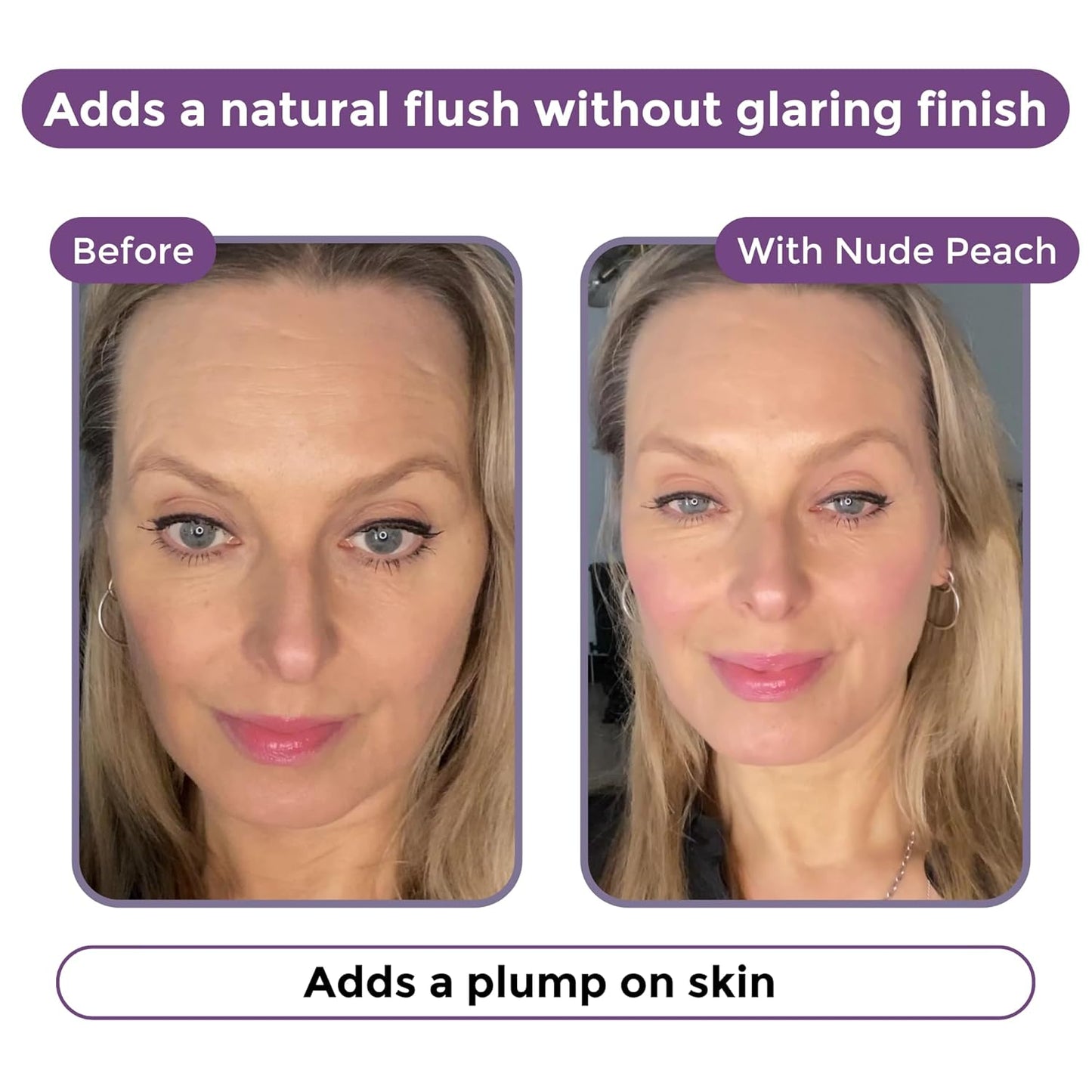 Rumi Cosmetiques BloomBlush+ Multipurpose Color Stick For Older Women - Blush, Lipstick & Contour in 1- Radiant, Healthy Glow & Nourishing Formula - For Sensitive Skin (Berry Kiss, Regular)