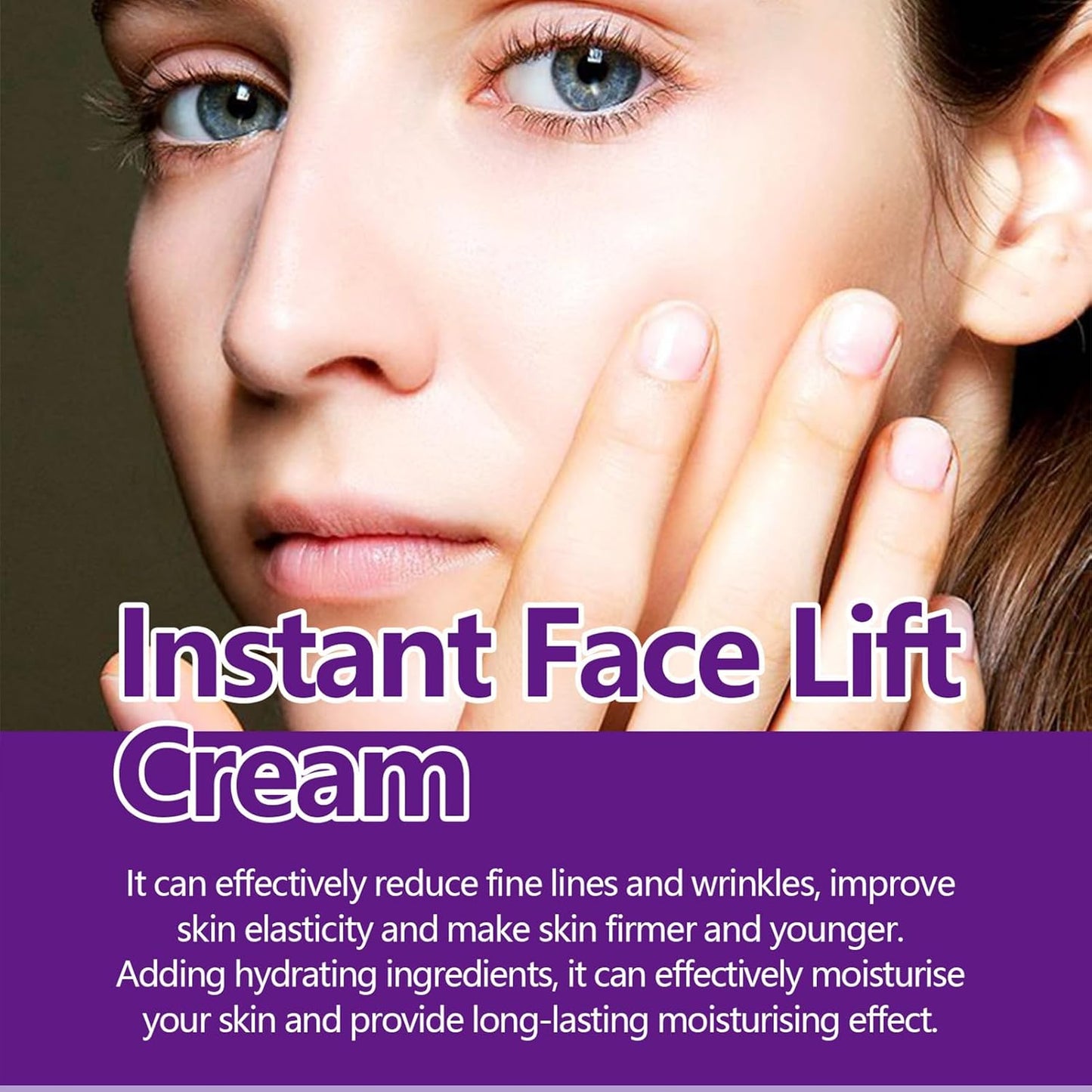 Instant Face Lift Serum – Facial Firming Cream for Women | Rapid Lift Advanced Neck Serum & Skin Tightening Cream – Smooth Fine Lines & Firm Sagging Skin
