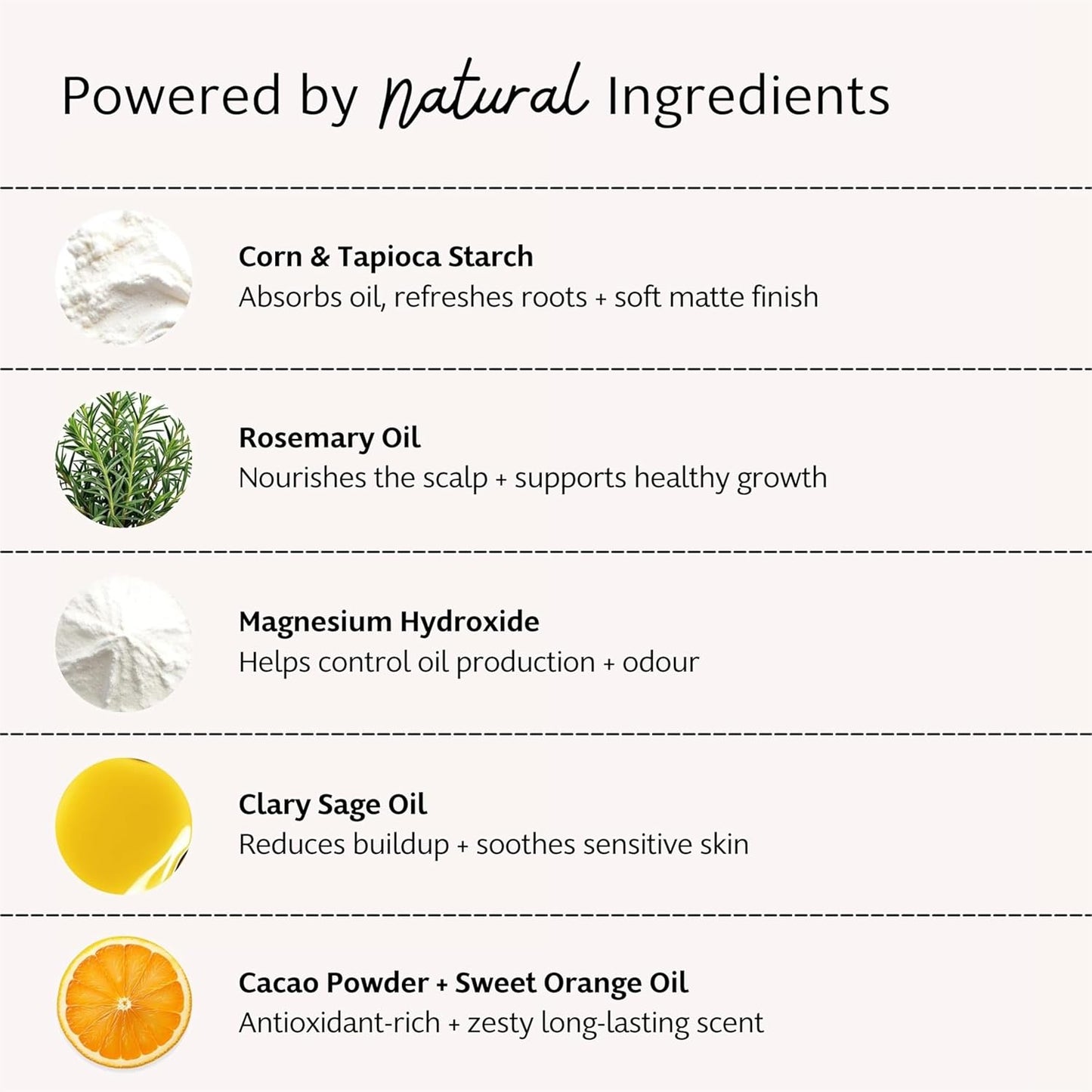 Slo | Natural Dry Shampoo Powder For Dark Hair - All Natural Ingredients, Vegan & Cruelty Free, Talc-Free Blend, Paper Packaging | Wild Orange + Cacao, (1.23oz/35g)