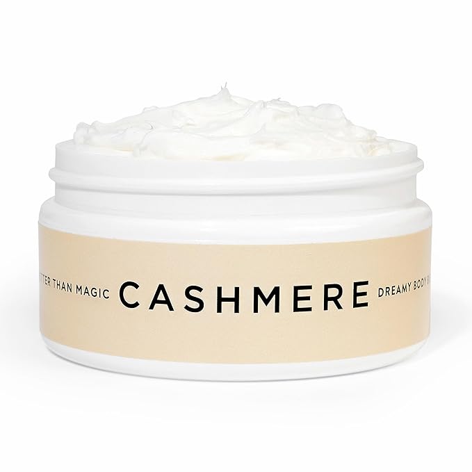 Better Than Magic Hydrating Shea Body Butter – Ultra-Moisturizing Cream for Velvety-Soft & Glowing Skin – Cashmere Scent – 8 oz