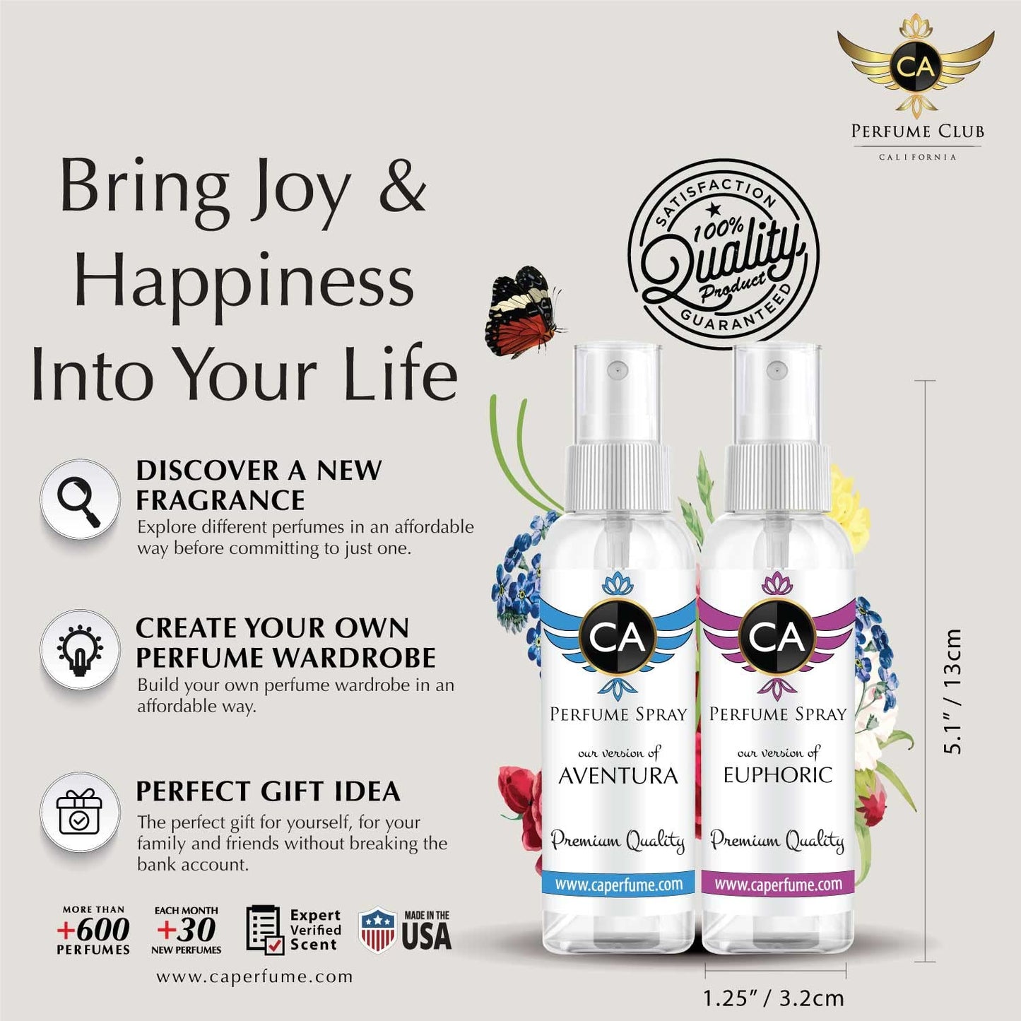 CA Perfume Eco Refill Impression of Skywalker For Men EDP Perfume Concentrated Long Lasting Eau de Parfum Spray Refillable Atomizer Bottle 2 Fl Oz/60ml-X1