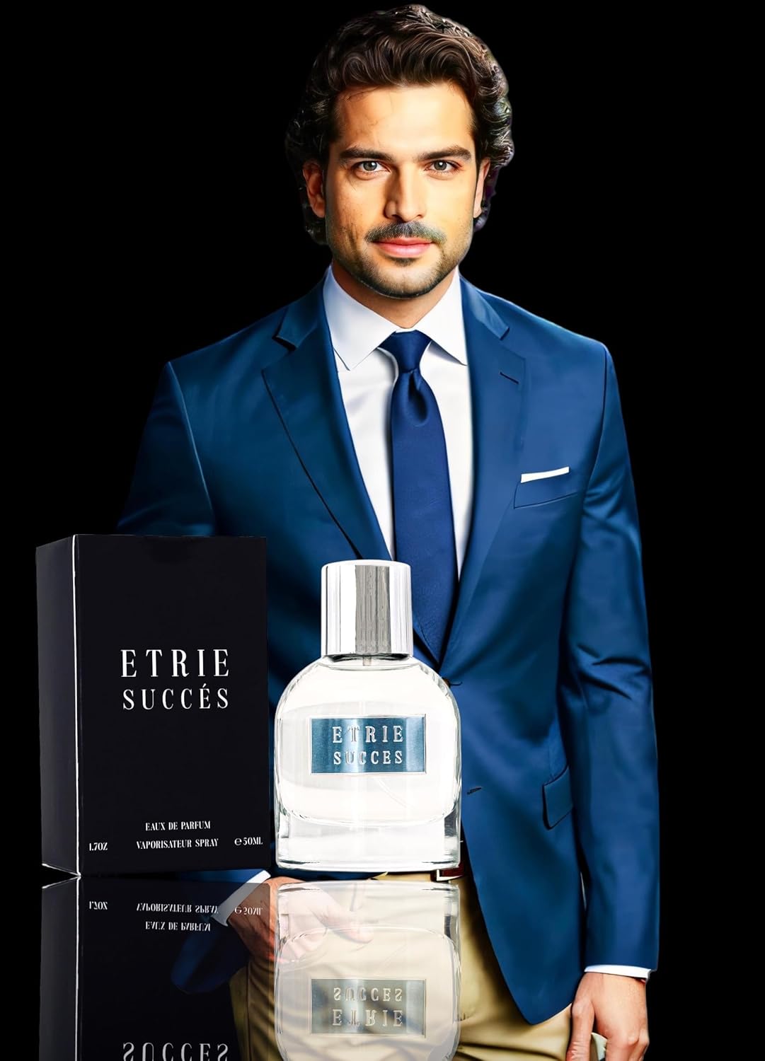 Success Mens Cologne Eau De Parfum 1.7 Fl Oz - Spicy Fresh & Romantic Musk Scent - Long-Lasting Perfume for Men - Men's Fragrances For Everyday Wear