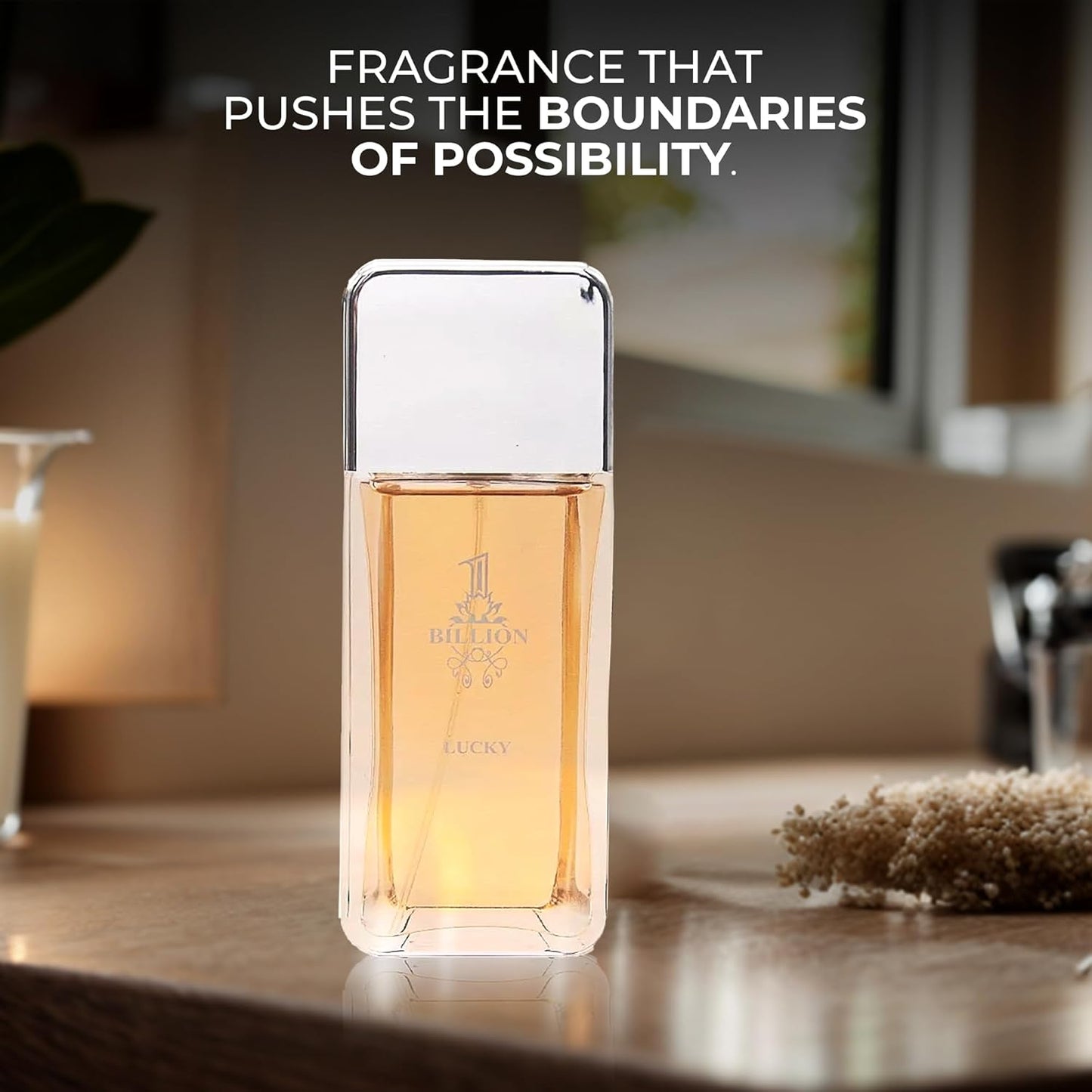 Men's Cologne 1 Lucky Eau De Toilette Spray Perfume Fresh Scent 3.4 Fl Oz Daily Used