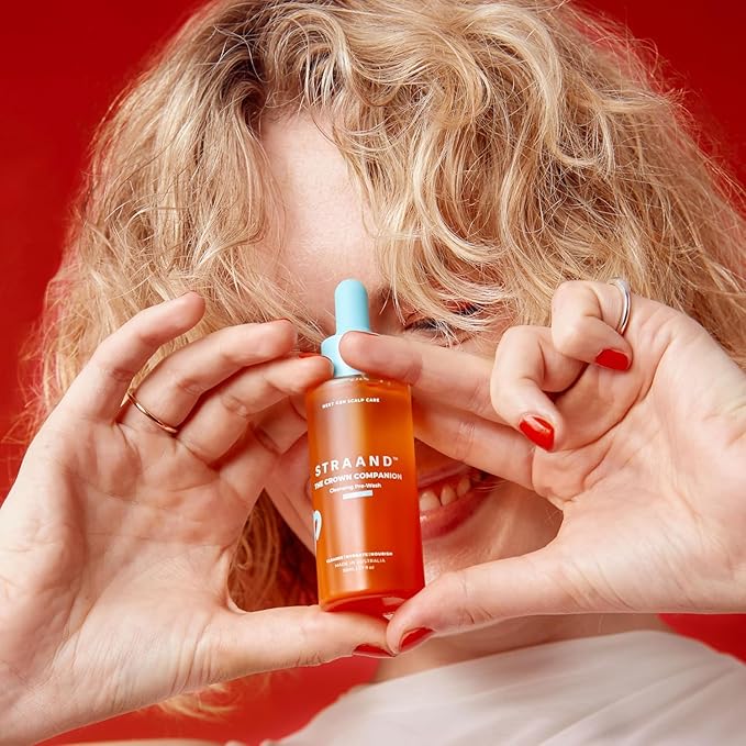 Crown Companion Cleansing Pre-Wash Scalp Oil - Hydrating Oil for Dry Scalp with Hyaluronic Acid, Jojoba Oil & Squalane - Pre Shampoo Scalp Detox for Product Build-Up (1.7 fl oz)