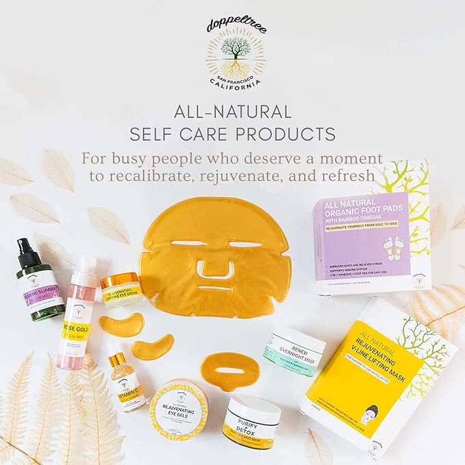 Organic Vitamin C Face Serum with 24K Gold Flakes, Hyaluronic Acid, Vitamin E - Vit C Facial Serum - Acne Scar Treatment, Dark Spot Corrector, Anti Aging & Brightening - Formulated in San Francisco