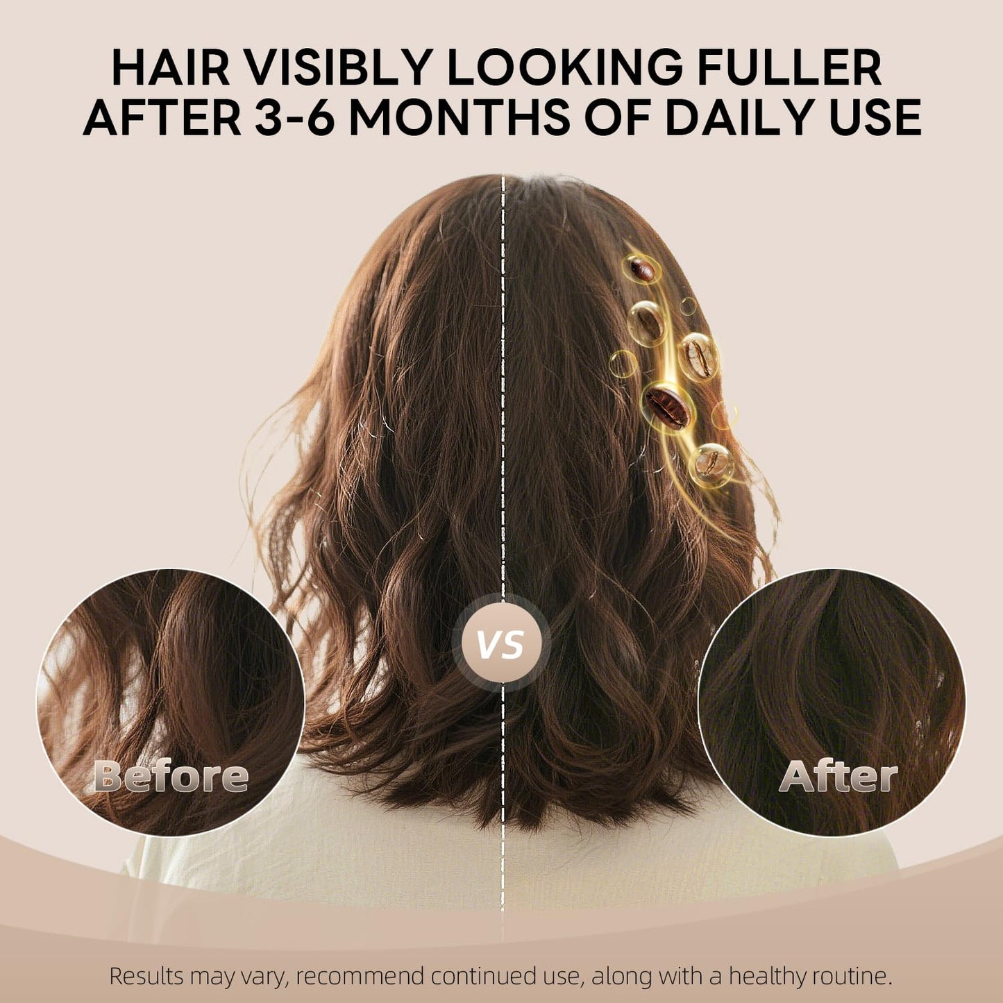 ALFHEIM Coffee+ Thickening Shampoo & Conditioner Set for Fine & Thinning Hair with Caffeine, Biotin & Arabica Coffee Oil – Strengthens, Nourishes & Boosts Volume – Sulfate-Free – Travel Size 10.7 oz