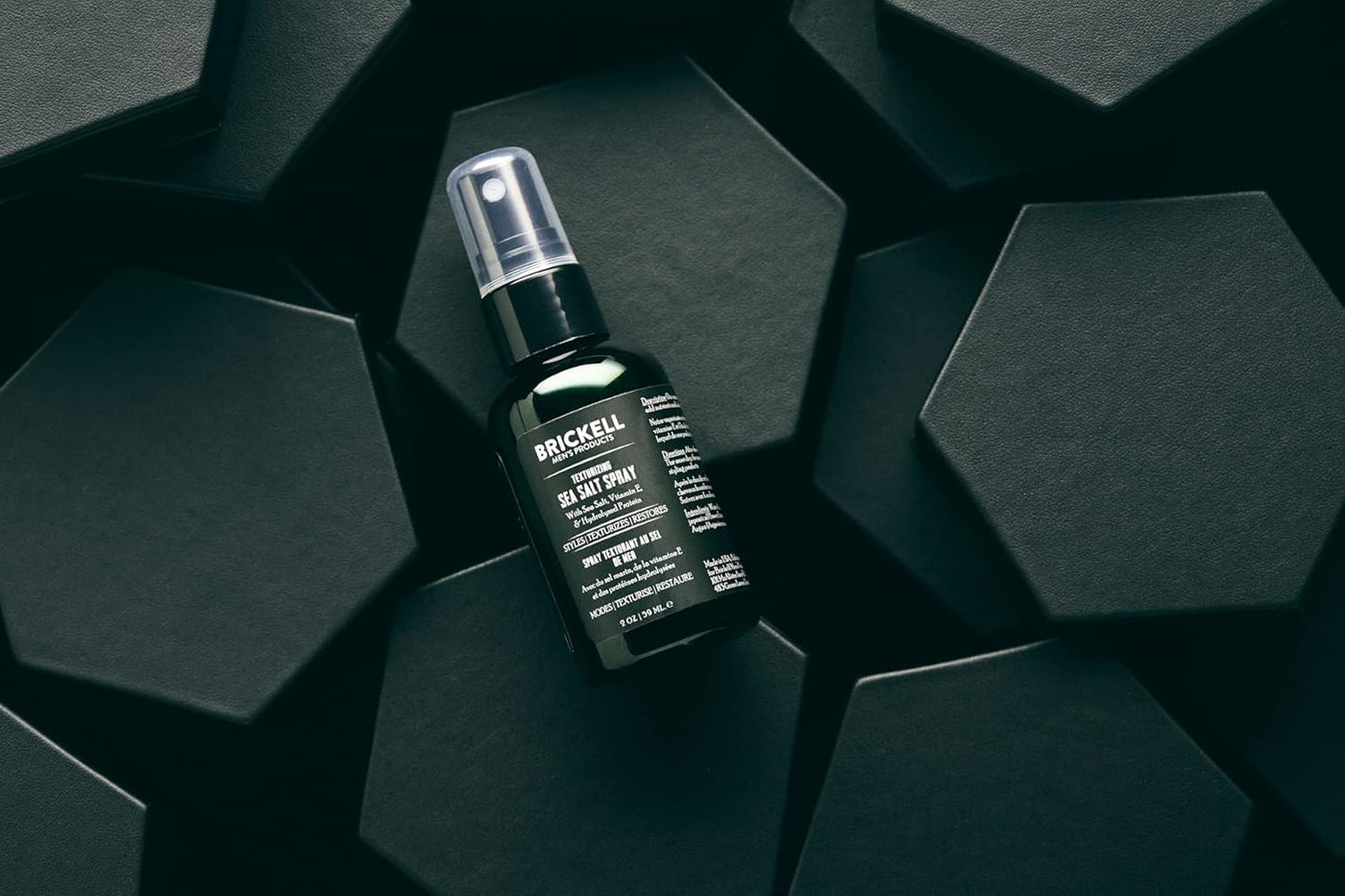 Brickell Men's Texturizing Sea Salt Spray for Men, Natural & Organic, Alcohol-Free, Lifts and Texturizes Hair for a Beach or Surfer Hair Style, 2 Ounce