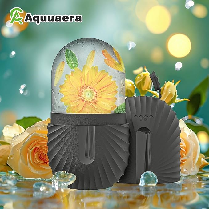 Ice Face Roller, Ice Cube Roller for Face，Facial Beauty Ice Roller Skin Care Tools,De-Puff Eye Bags, Reduce Migraine Pain（Black）