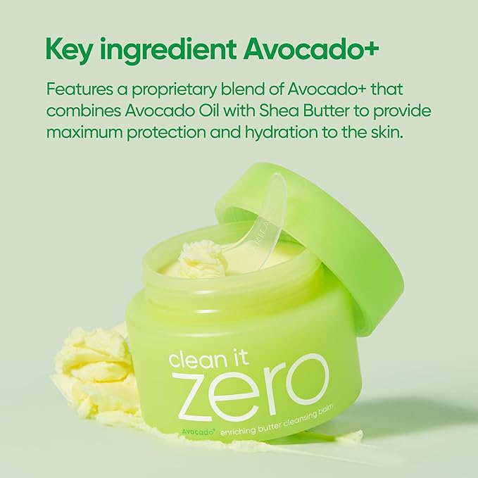 BANILA CO Clean It Zero Enriching Butter Cleansing Balm | 2-in-1 Deep Cleanse & Hydrating Mask for Moisturized Skin | Removes Waterproof Makeup & SPF | Cleansing Oil For Dry Skin (100ml/3.38 oz)