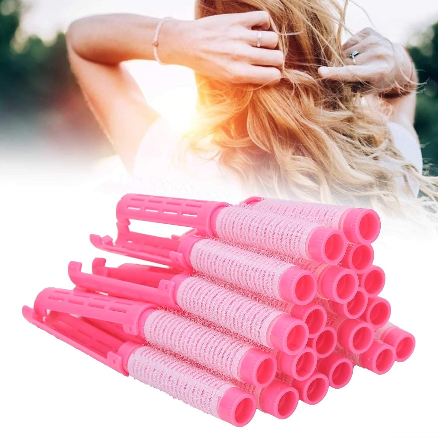 20pcs Perm Rods, Loose Curly Hair Styling Perm Rods, No Indentation Hair Perm Rods for Ladies Hair Styling Design()
