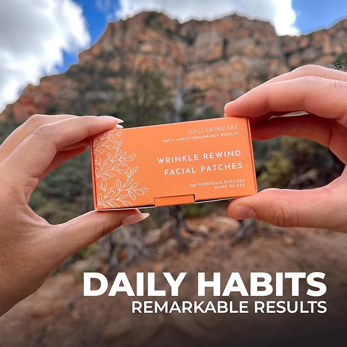 Forehead and Between the Eyes Wrinkle Patches - Hypoallergenic Facial Patches to Smooth & Soften Forehead Wrinkles & Eleven Lines - For Overnight Use, 160 Patches