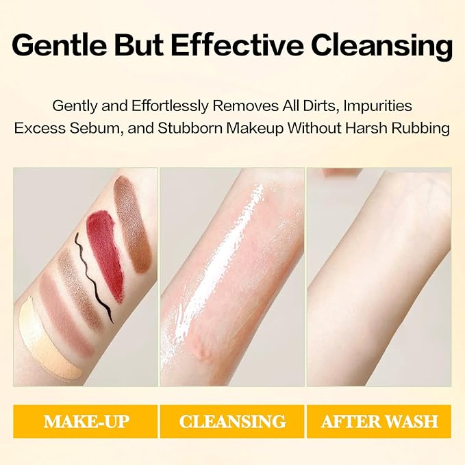 200ML Deep Cleansing Oil, Pore Control Cleanser for Face, Makeup Blackhead Remover Oil, Korean Skin Care