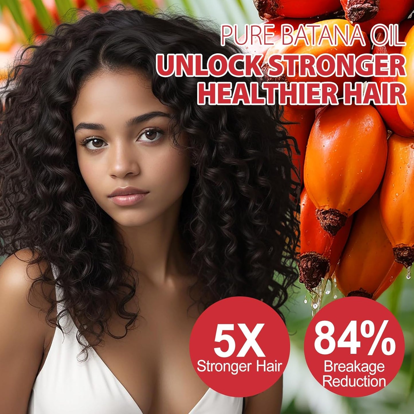 Batana Oil for Hair Growth - 100% Pure From Honduras - Dr. Sebi - Raw, Moisturizing for Scalp - Promotes Thickness for Men & Women