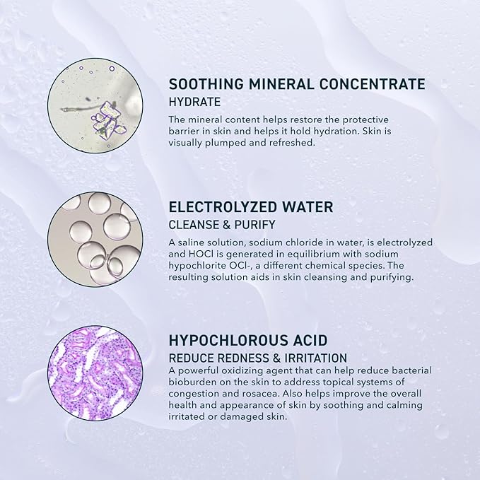 Skin Universal Skin Solution Hypochlorous Acid Spray for Face and Body. HOCL Facial Cleanser and Dermal Spray with Electrolyzed Water and Mineral Complex. pH-Stabilized Skin Care. 4oz