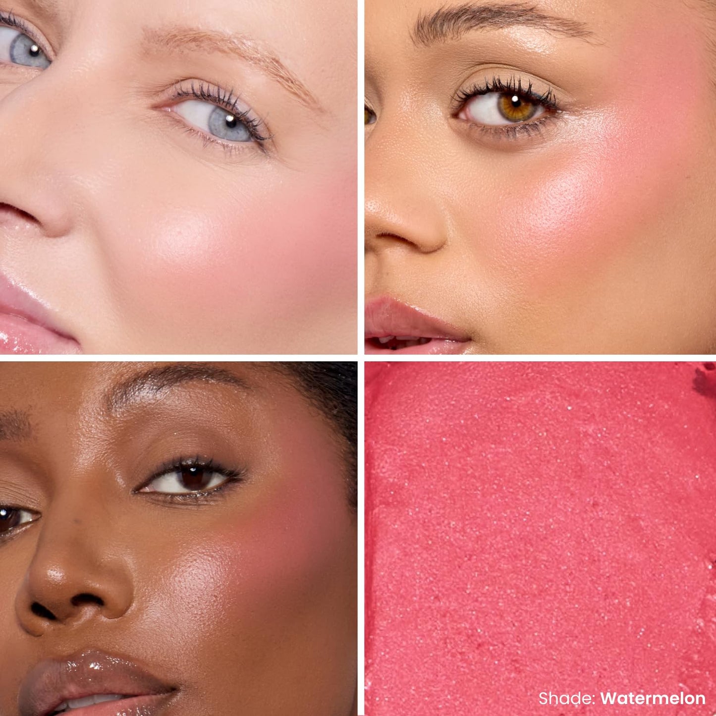 OFIR Cheek Tones Vitamin C Blush Stick | Buildable, Hydrating, Lightweight, Vegan Cream Blush Stick | Non-Transfer, Radiant Finish, Skin-Loving Formula | Watermelon - Reddish Pink | 0.21 oz