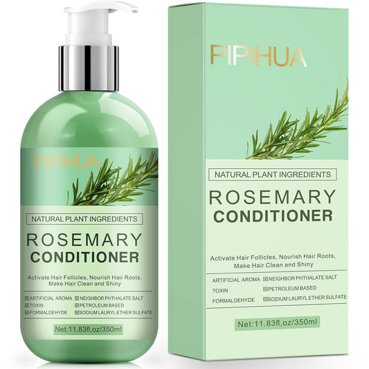 Rosemary Conditioner for Hair Growth: Thinning Hair & Anti-Hair Loss Treatment for Men and Women - Rosemary Mint Strengthening Conditioner with Tea Tree Oil Biotin