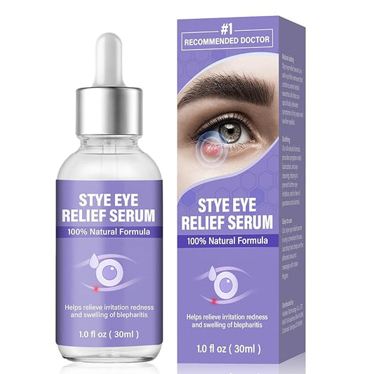 Stye Eye Treatment, Natural Stye Relief Serum, Gently Cleanses Lashes and Eyes, Chalazion and Blepharitis Treatment，Relieves Eye Irritation