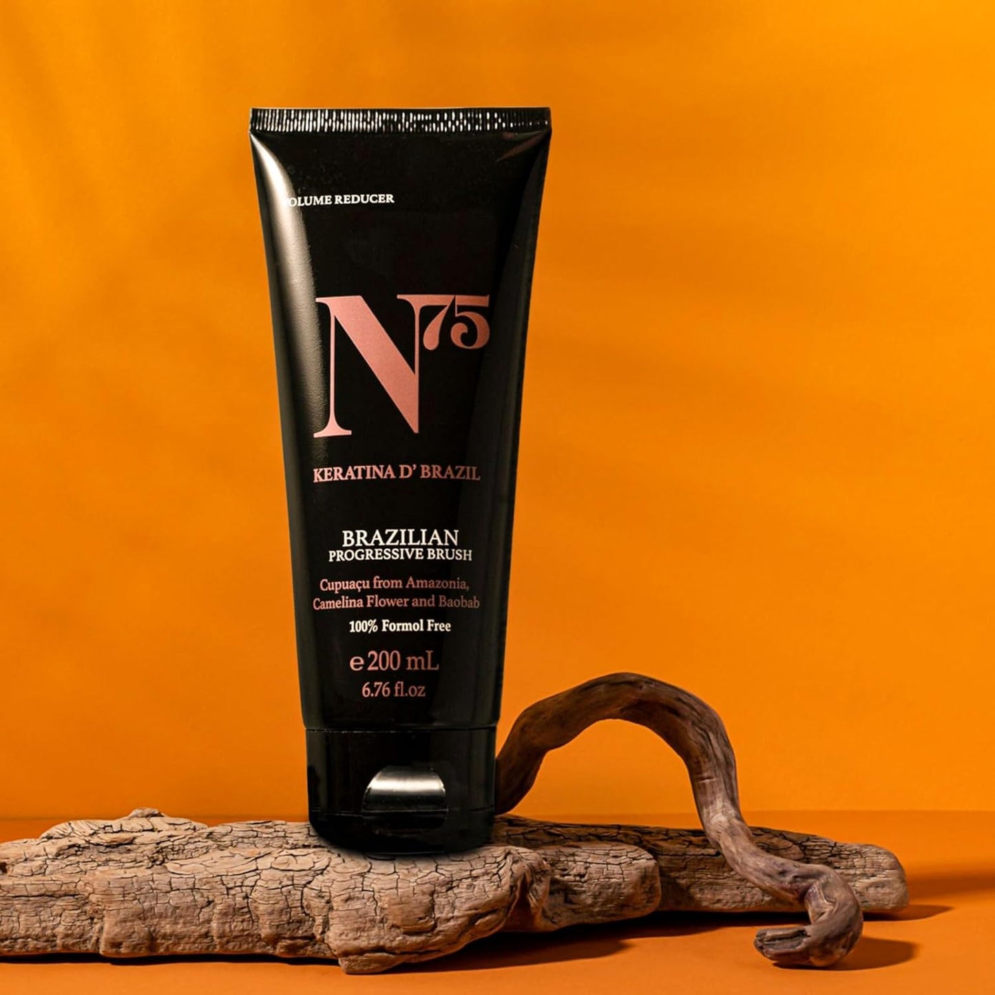 N75 Keratin Hair Smoothing Treatment - Formaldehyde-Free Brazilian Straightening - Deep Repair & Shine - Long-Lasting Frizz Control for Damaged Colored or All Hair Types