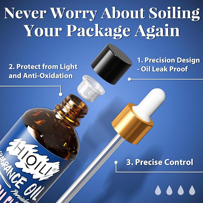 HIQILI Fresh Flower Essential Oil 100ml - Floral Fragrance Oil for Aromatherapy, Air Freshener, Large Room, Candle Scents for Candle Making, Soap Making - Fresh Scented Diffuser Oil 3.38 Fl Oz