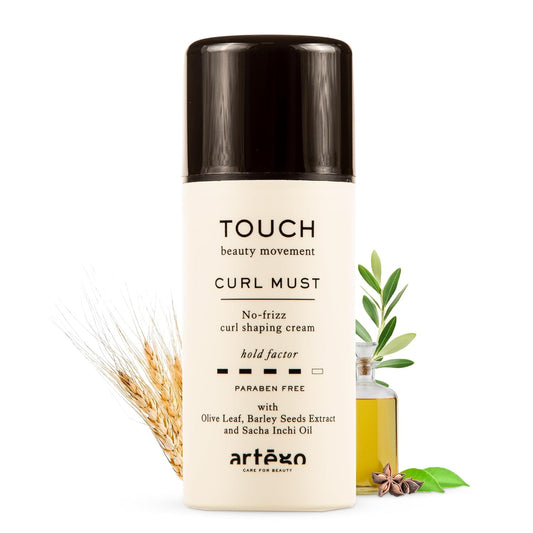 Artègo TOUCH Curl Must Styling Cream (3.4 fl oz) – Curl Defining & Anti-Frizz Cream for Soft, Bouncy, Long-Lasting Curls