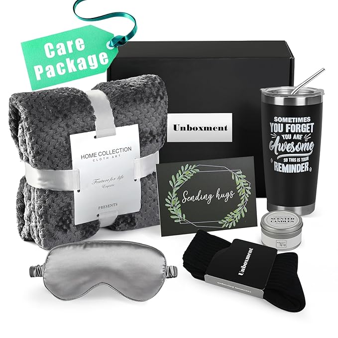 CARE PACKAGE & SEND SUNSHINE GIFTS FOR WOMEN, SUNFLOWER GIFTS BASKET, BIRTHDAY GIFTS FOR MEN WOMEN