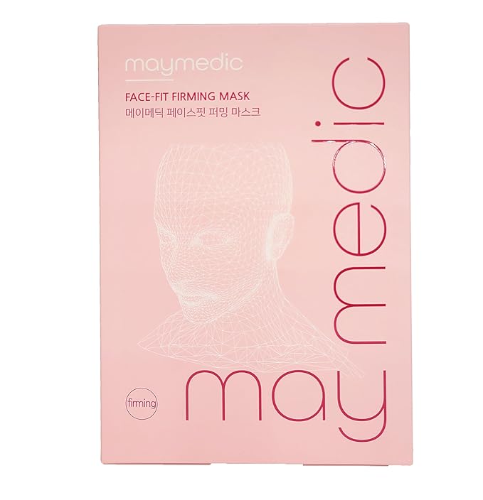 Face-Fit Firming Mask | Korean Skincare Sheet Mask with Copper Tripeptide, Acetyl Hexapeptide & Panthenol | Hydrating, Moisturizing & Lifting Mask for Dull, Dry Skin (Pack of 5)