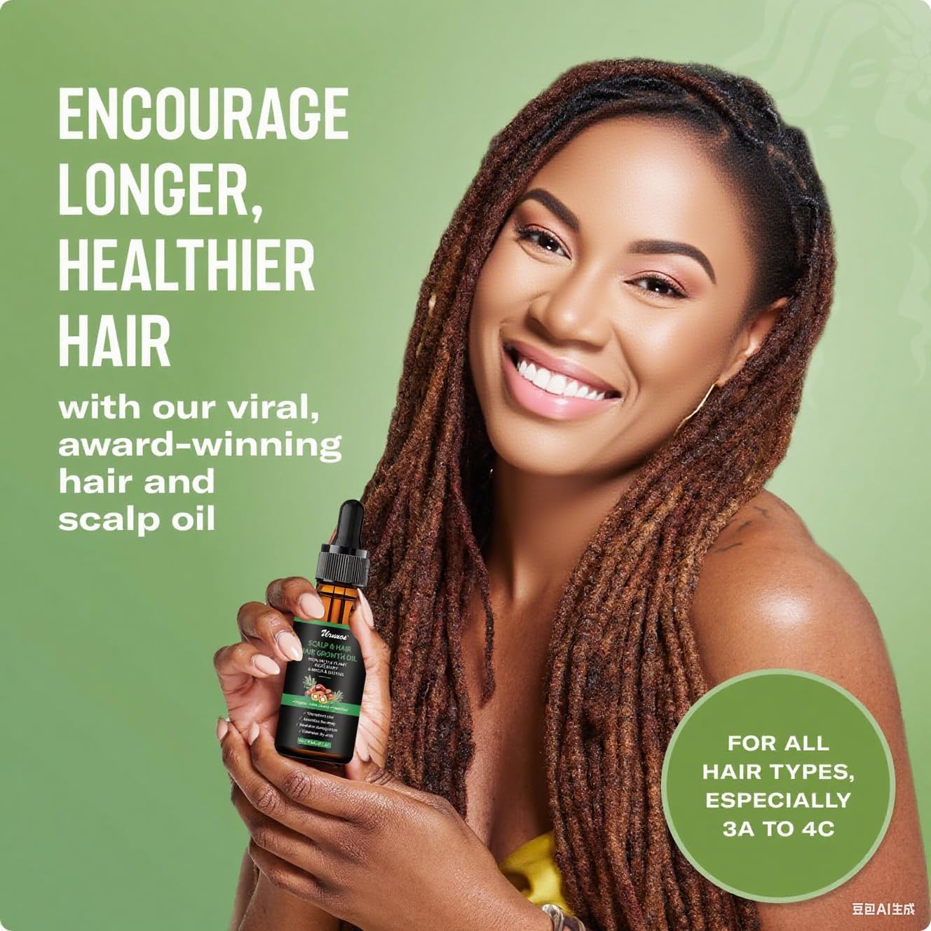 Rosemary Batana Oil，Organic Hair Growth，Promotes Hair Thickness, Nourish Scalp and Hair for All Hair Tapes (1 Fl Oz)