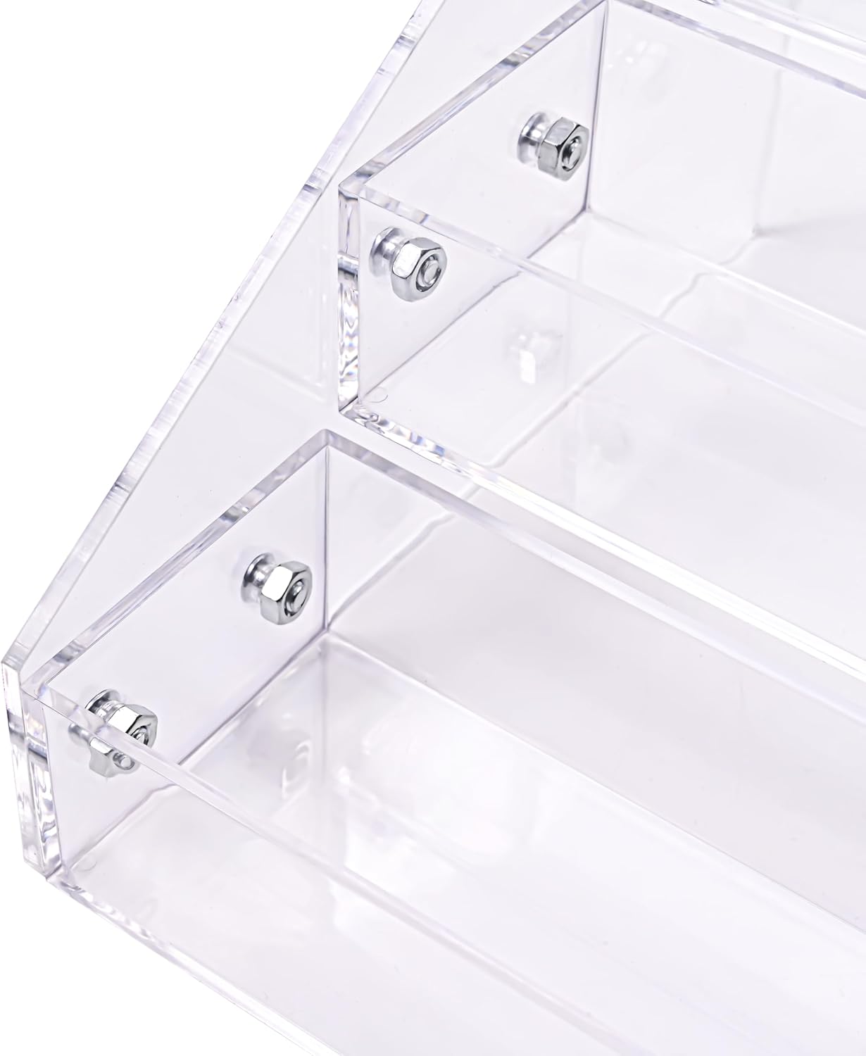 Kingtaily Organizer Rack Stand Holder Large Capacity Acrylic Clear 6 Layers for Nails Polish Essential Oil Lipstick Sunglasses