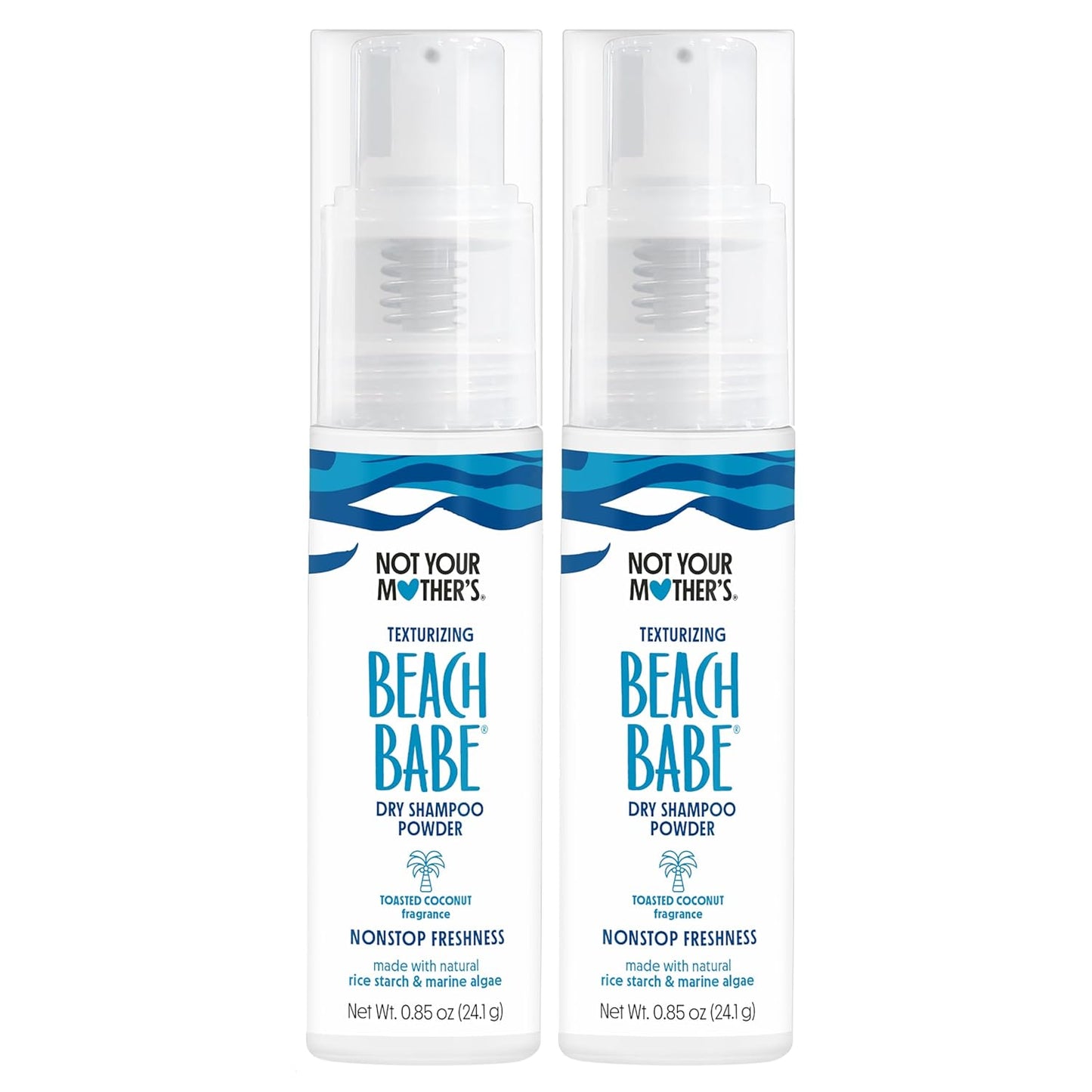 Not Your Mother's Beach Babe Texturizing Dry Shampoo Powder (2-Pack) - .85 oz Each - Instantly Absorbs Oil and Adds Soft, Touchable Texture for All Hair Types