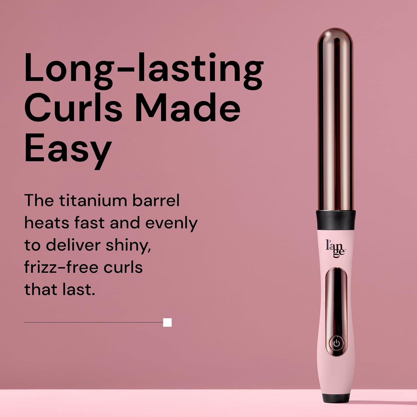 L'ANGE Hair Le Curl 32 MM Titanium Curling Wand | Professional 1.25 Inch Curling Iron for All Hair Types | Clip Free Hair Curler | Best Curling Wand for Tighter Curls & Beach Waves