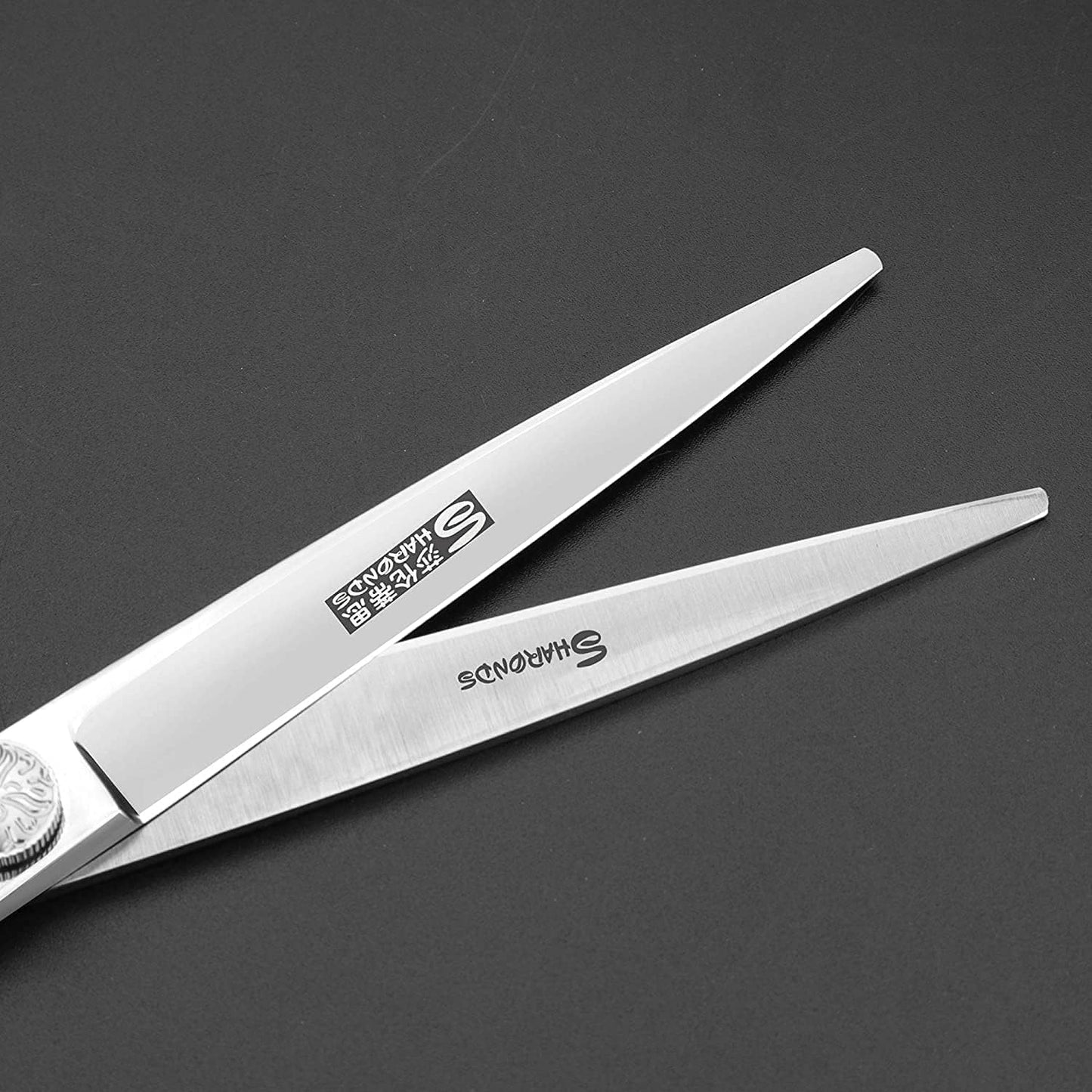 6/7/8 inch Cutting Thinning Styling Tool Rainbow Hair Scissors Professional Hairdresser Hairdresser Scissors Set (6-inch 3pc-A)