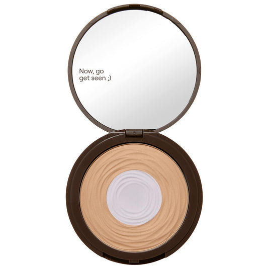 Live Tinted Hueskin Brightening Core Setting Powder - Hydrating, Shine Control Blurring Setting Powder Formulated with Hydrating Phytosqualane For A Natural Soft Matte Finish - Light Shade