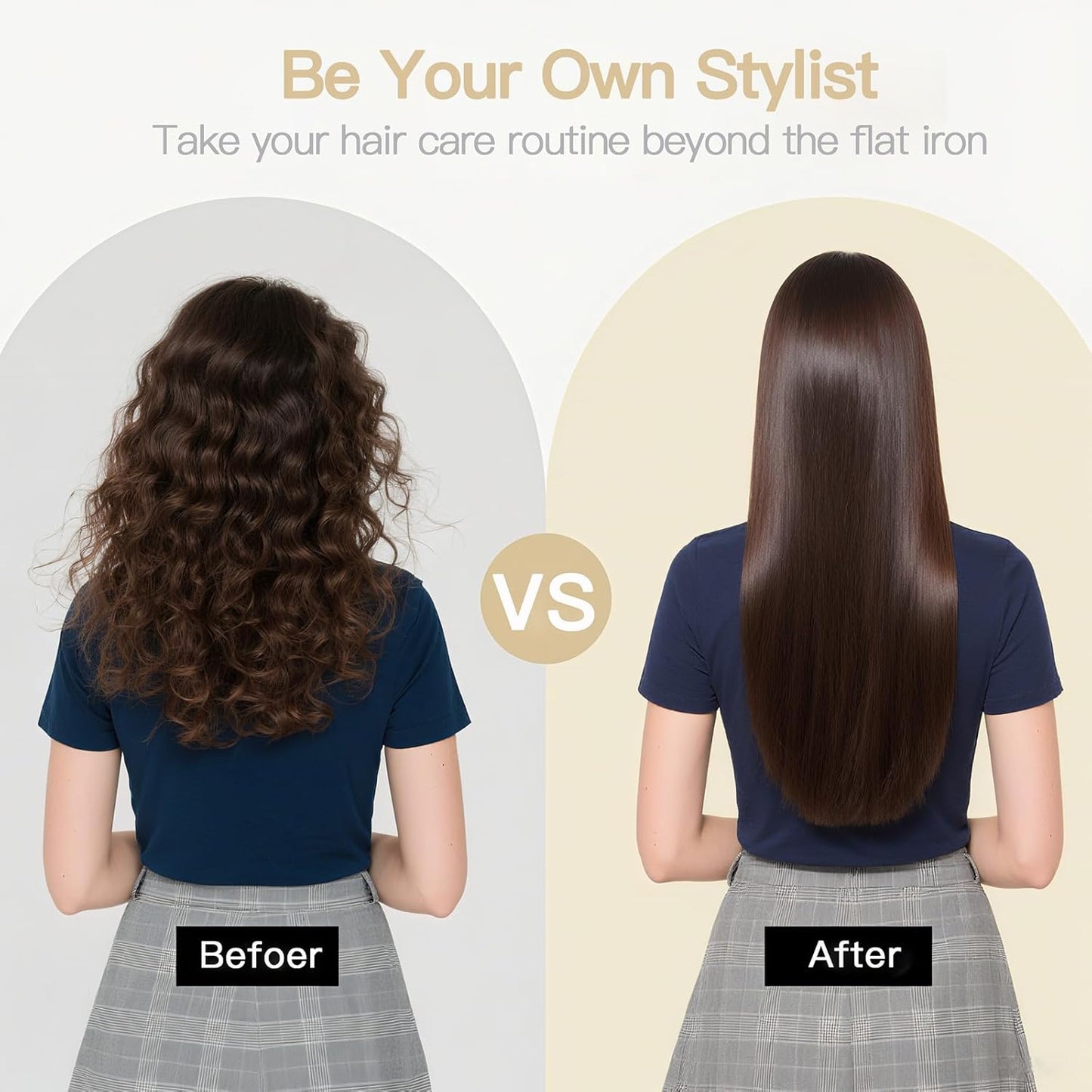 MEGAWISE Hair Straightener Brush Series (Yellow)