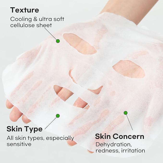 Epielle Cucumber Hydrating Serum Sheet Masks (5pk) | Korean Skincare | Facial Sheet Mask | Kbeauty, Mother's Day Gifts