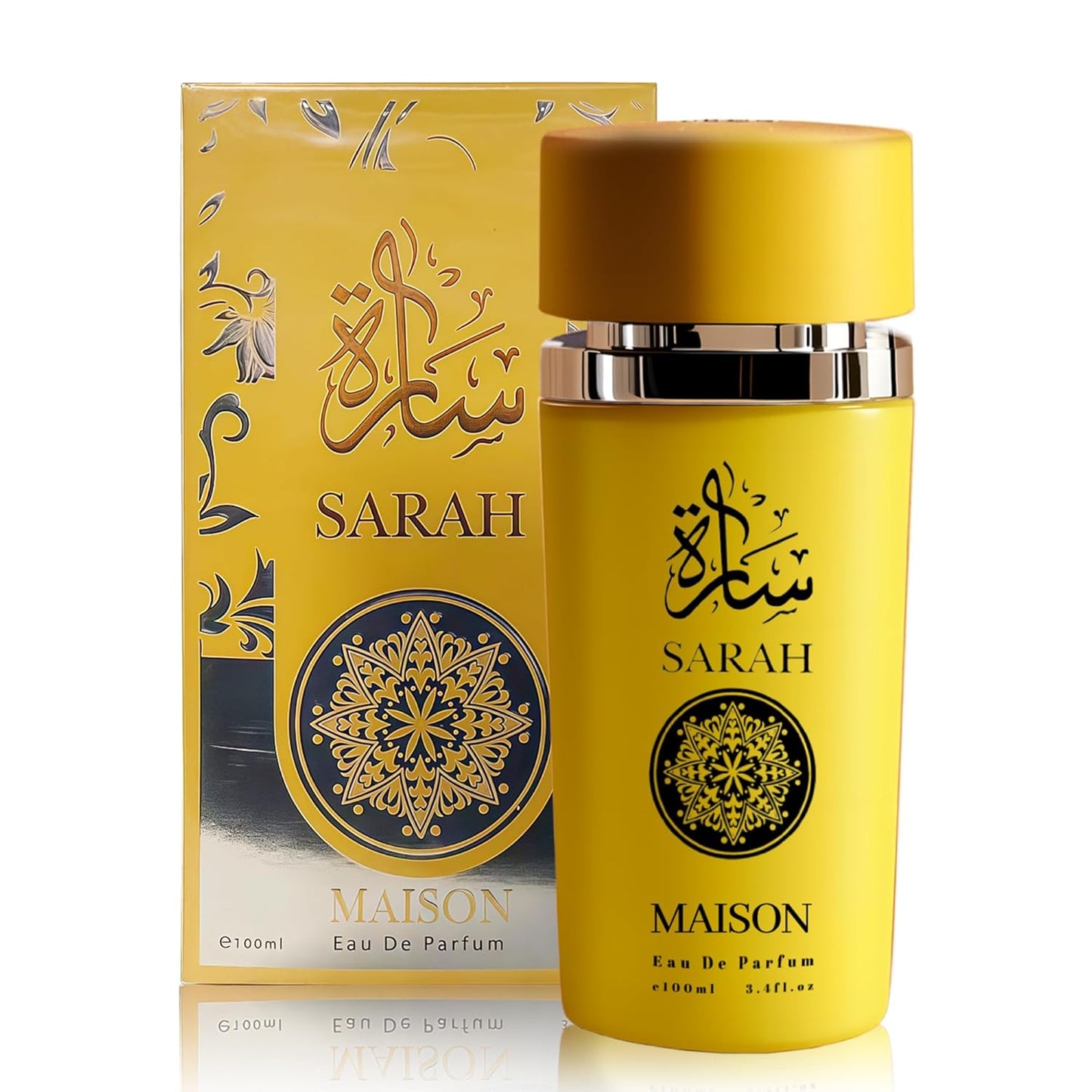 2PCS Sarah Maison Eau de Parfum for Women - 100ml Floral & Fruity Perfume with Lavender, Coconut, Vanilla & Pear, Long-Lasting Feminine Fragrance