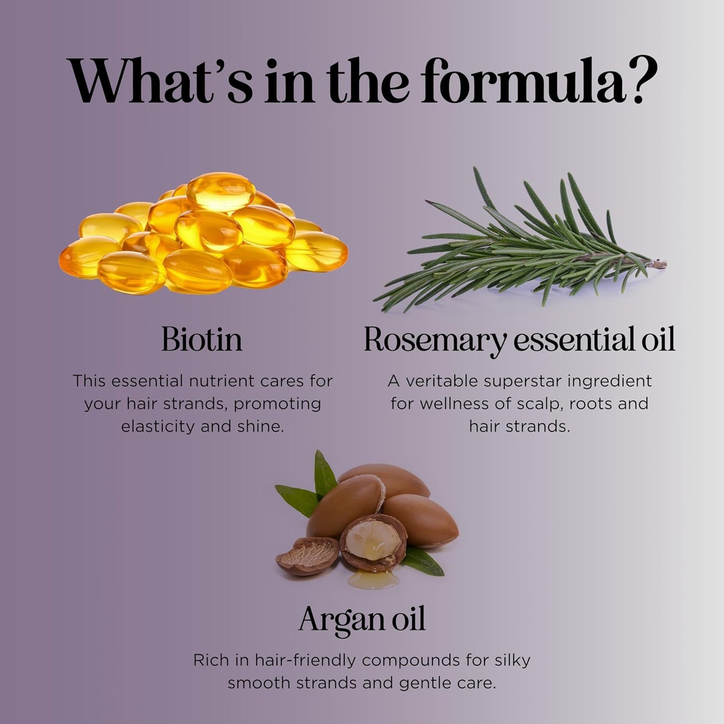 Advanced Biotin Shampoo and Conditioner Set - Sulfate and Paraben Free Shampoo and Conditioner for Thinning Hair with Rice Water Black Castor Caffeine Collagen and Rosemary Essential Oil (16 Fl Oz)